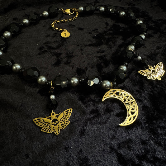 Collier Diabolique (version dorée) - Collection Signature Atelier Saturne