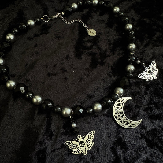 Collier Diabolique (version argentée) - Collection Signature Atelier Saturne