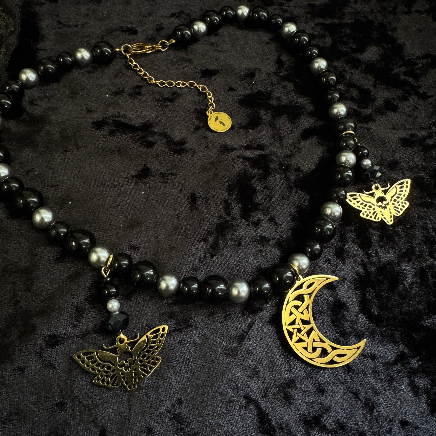 Collier Diabolique (version dorée) - Collection Signature Atelier Saturne