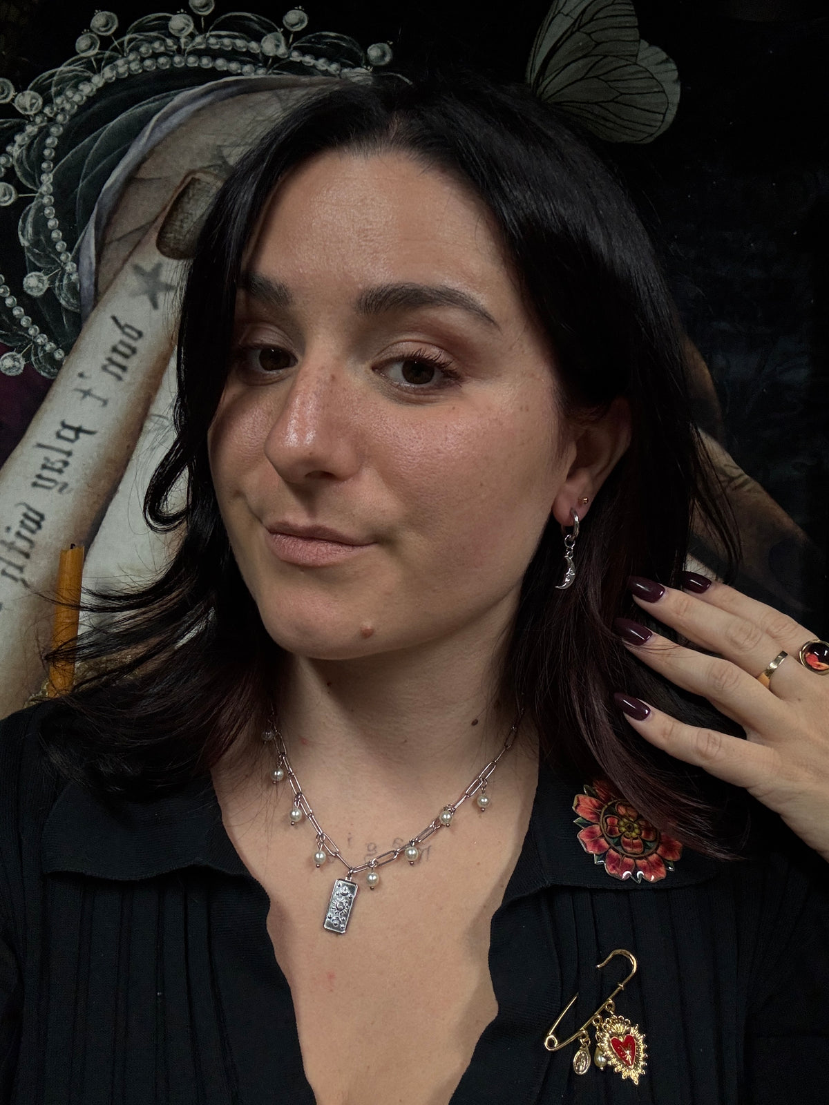 Boucles d’oreilles magiques : Éclipse (avec labradorite d’écosse)