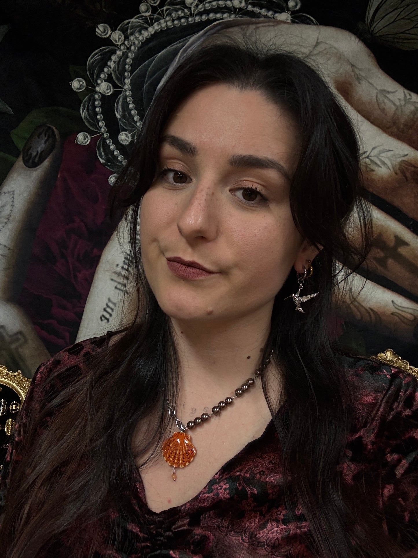 Boucles d'oreilles -  Colibri magique