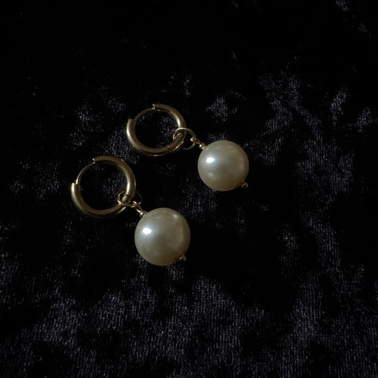 Boucles d'oreilles - Victorian ghost (version dorée)