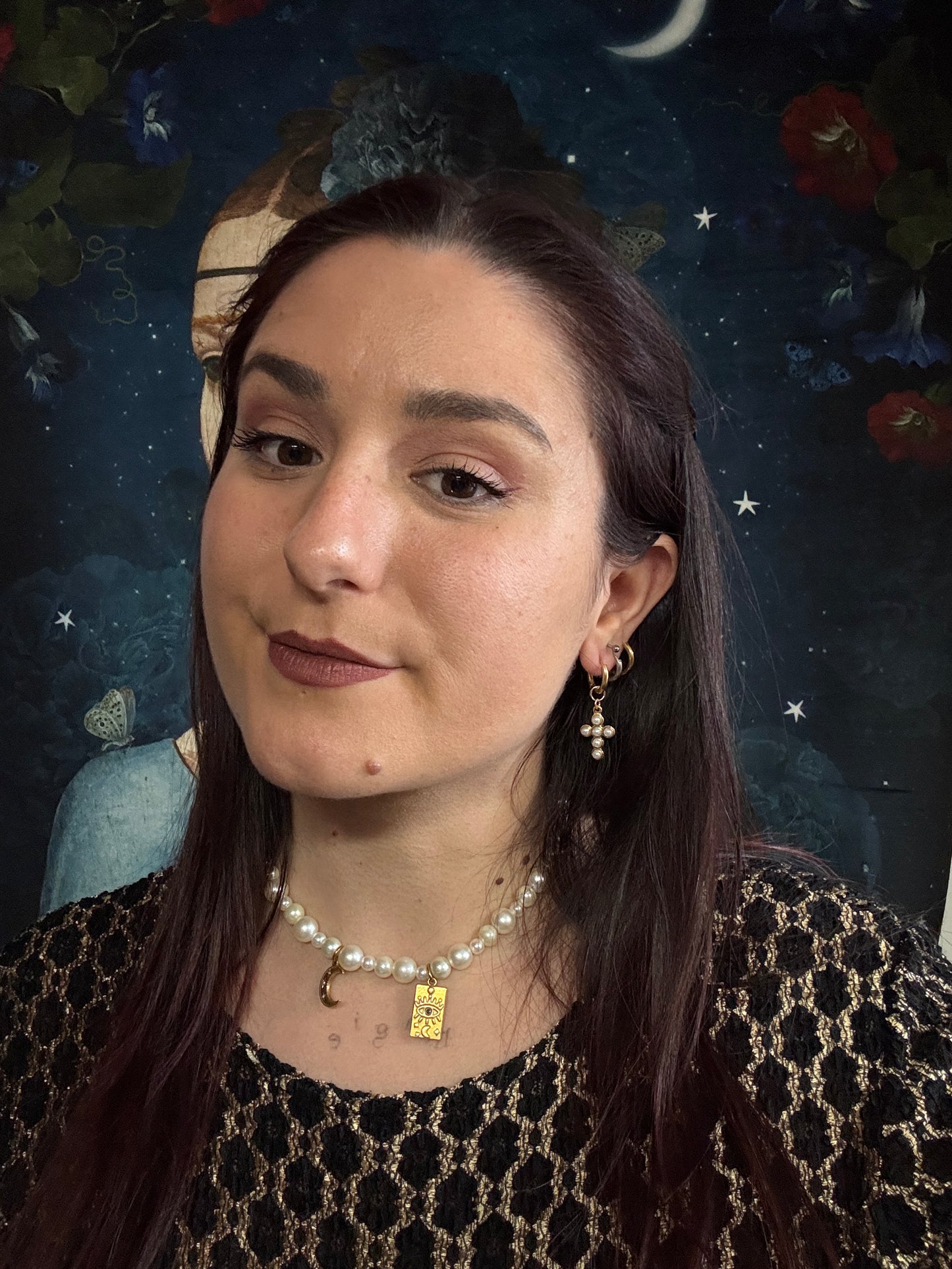 Boucles d'oreilles - Douce protection (perles japonaises)