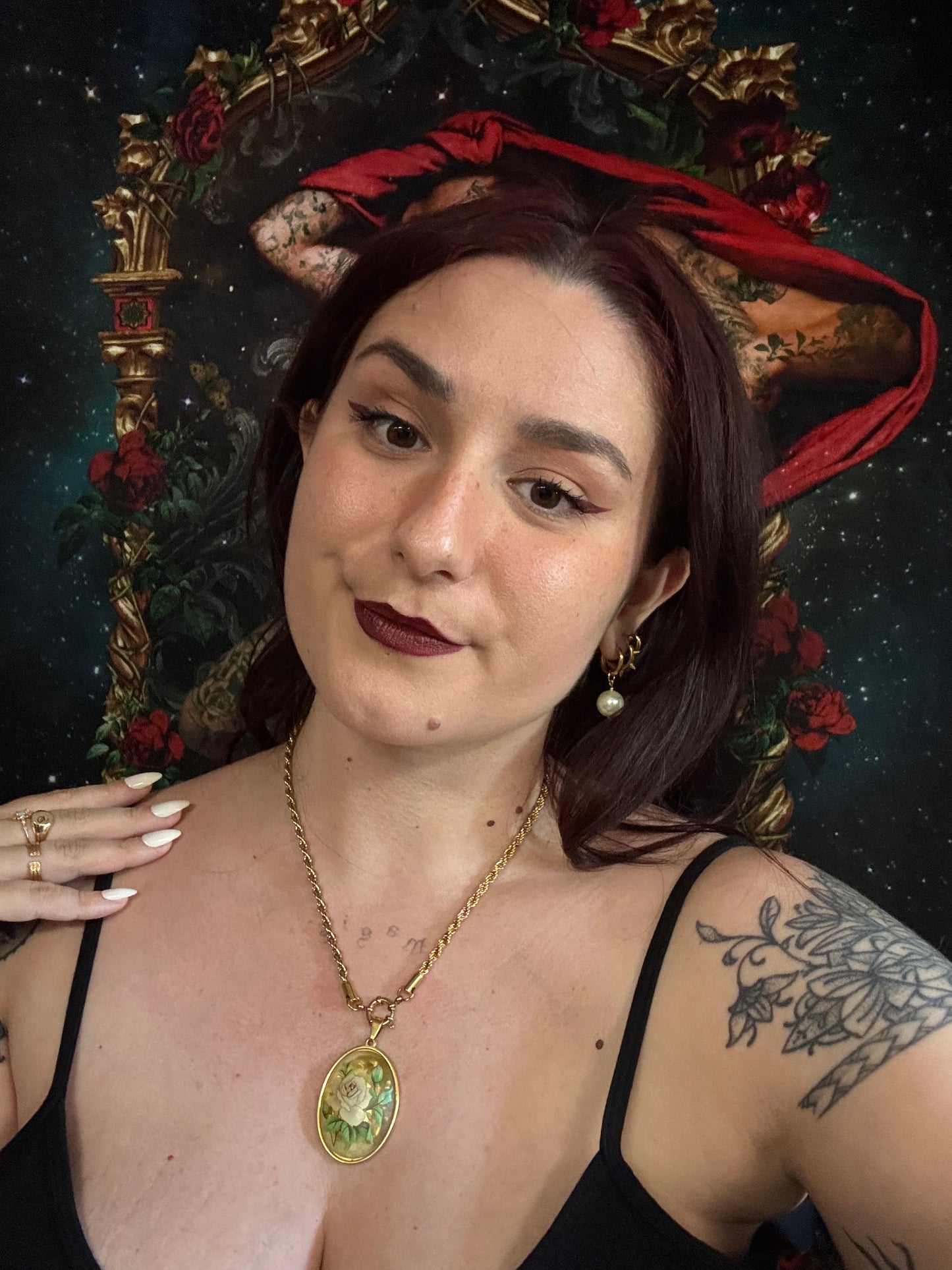 Collier unique broche du Japon