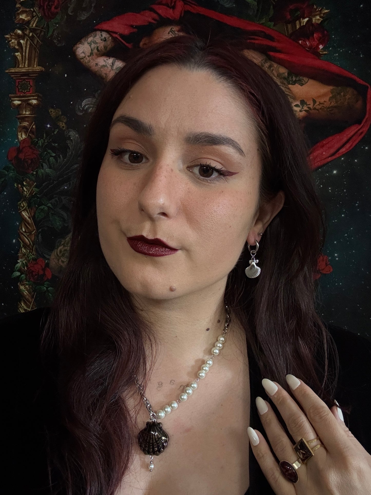 Boucles d’oreilles magiques et upcyclées : Abysséa (en nacre du Japon)