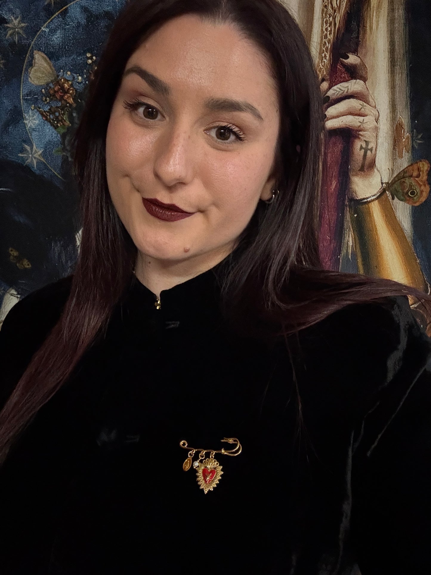 Lucky pin - Votive offering (red)