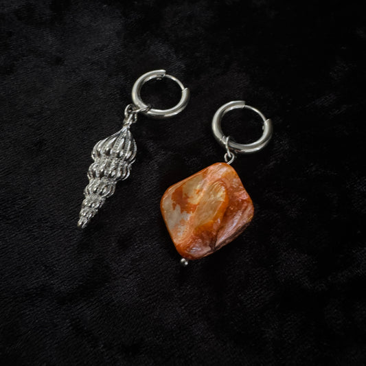 Boucles d’oreilles magiques et upcyclées : Philtre des marées