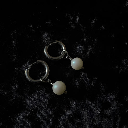 Boucles d'oreilles magiques et upcyclées - Songe (perles japonaises)