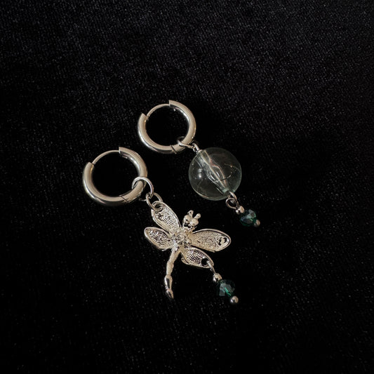 Boucles d’oreilles magiques et upcyclées : Elfique