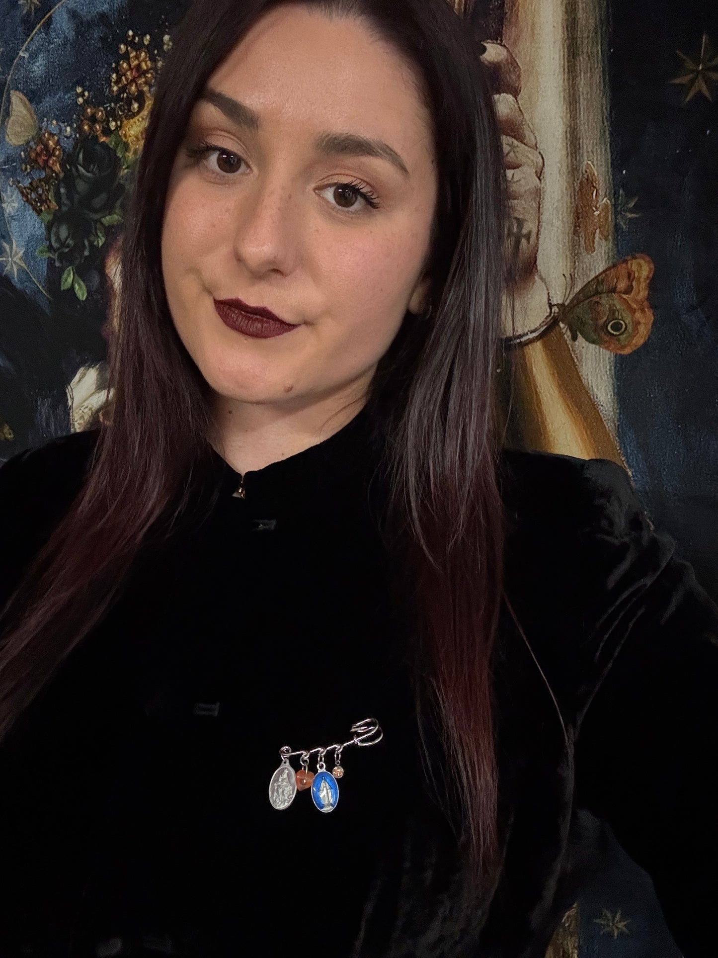 Epinglette grigri - Vierge à l’enfant