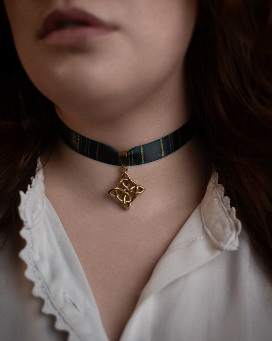 Chokers en tartan écossais - Collection l’héritage d’Édimbourg / Macmillan Hunting