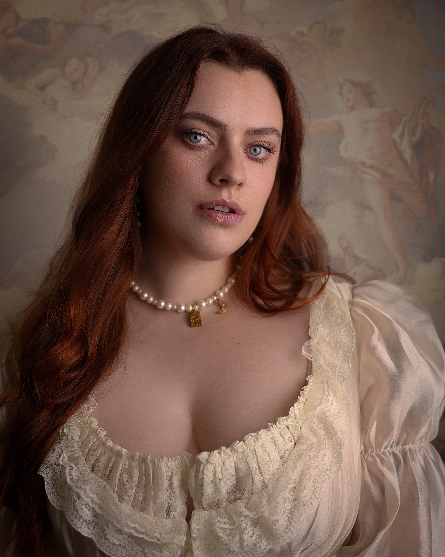 Angelique Necklace (gold version, Japanese pearls) - Signature Collection Atelier Saturne