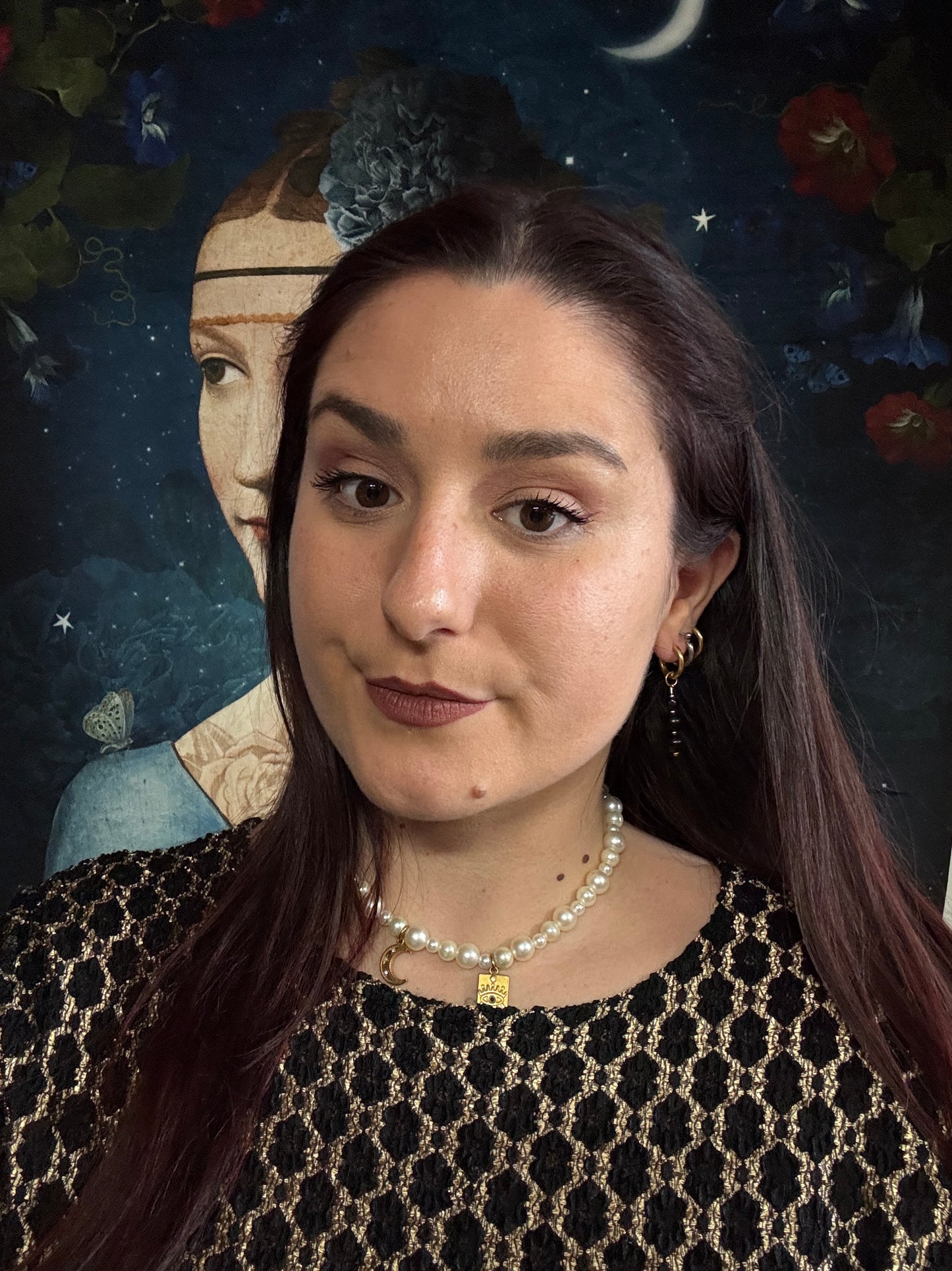 Boucles d'oreilles - Ex voto (Perles serbes)