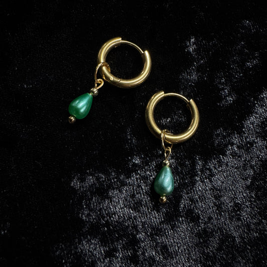 Magical and upcycled earrings: Balsam fir 