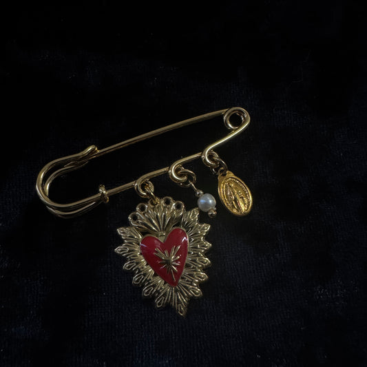 Lucky pin - Votive offering (red)