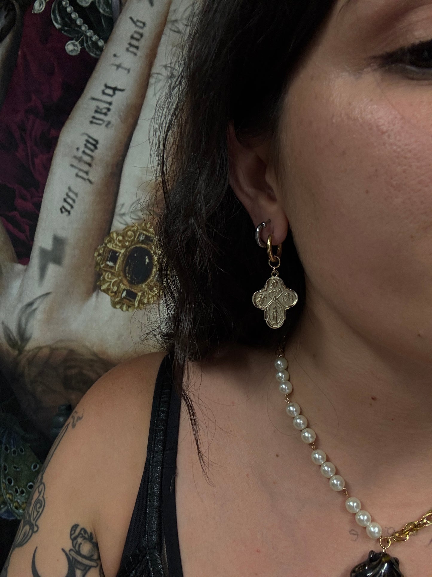 Boucles d’oreilles magiques et upcyclées : Santa Maria