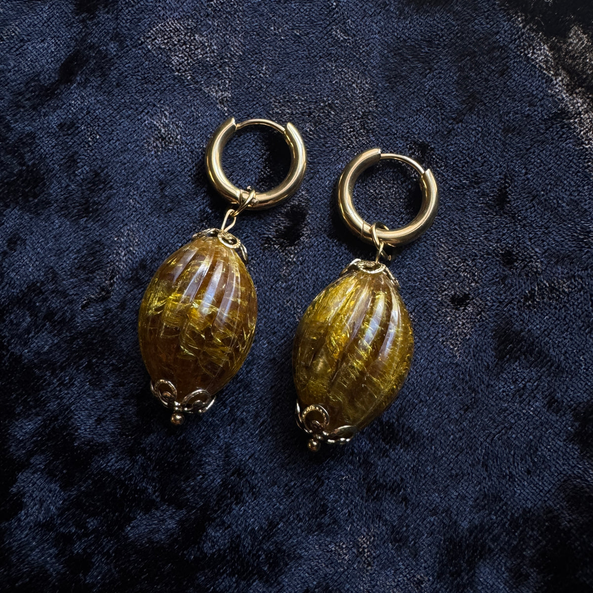 Boucles d’oreilles magiques : Les reflets d’automne