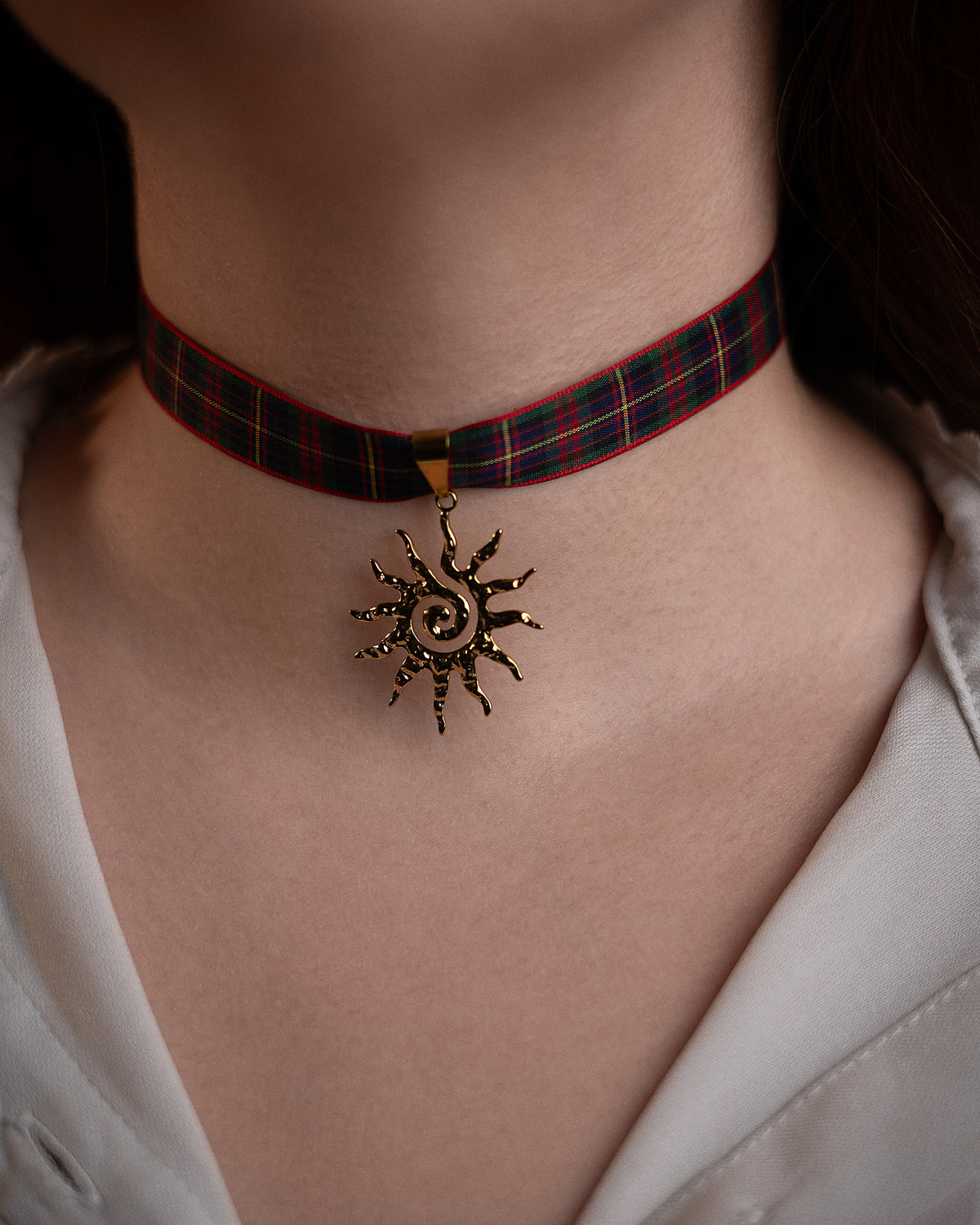 Chokers en tartan écossais - Collection l’héritage d’Édimbourg / Royal stewart