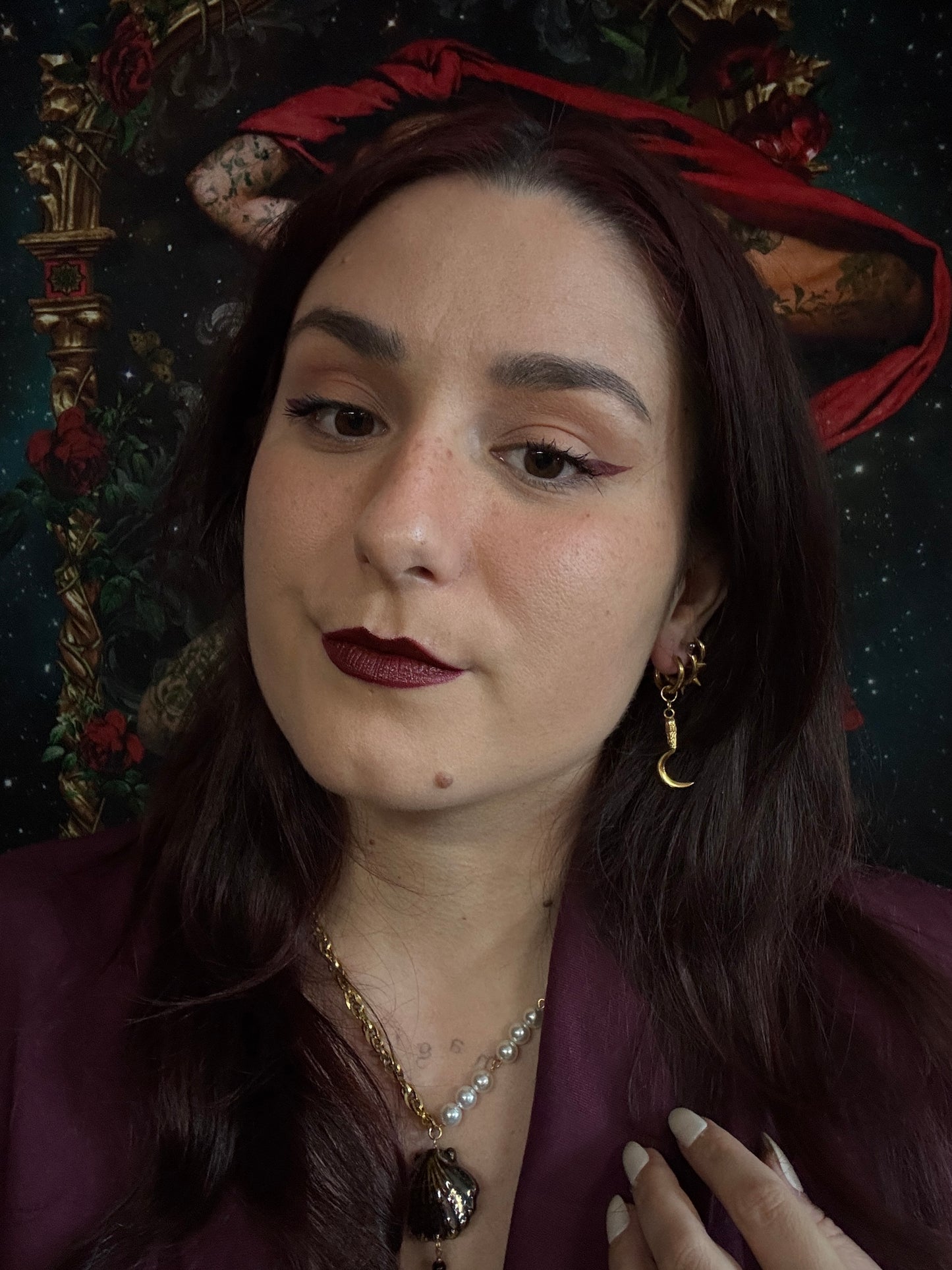 Boucles d’oreilles magiques et upcyclées : La faucheuse