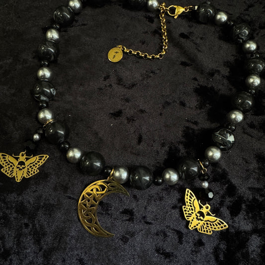 Collier Diabolique (version dorée) - Collection Signature Atelier Saturne