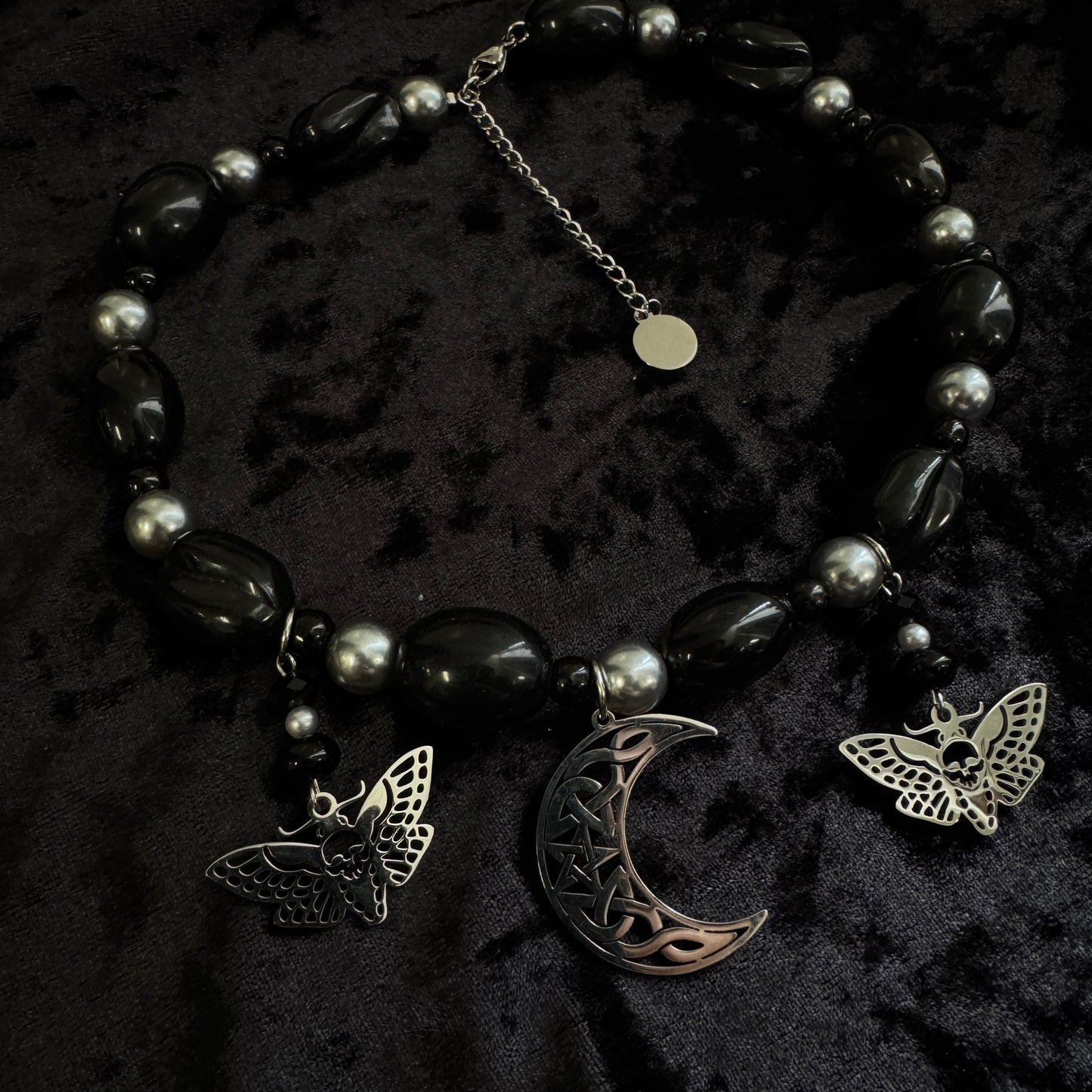 Collier Diabolique (version argentée) - Collection Signature Atelier Saturne