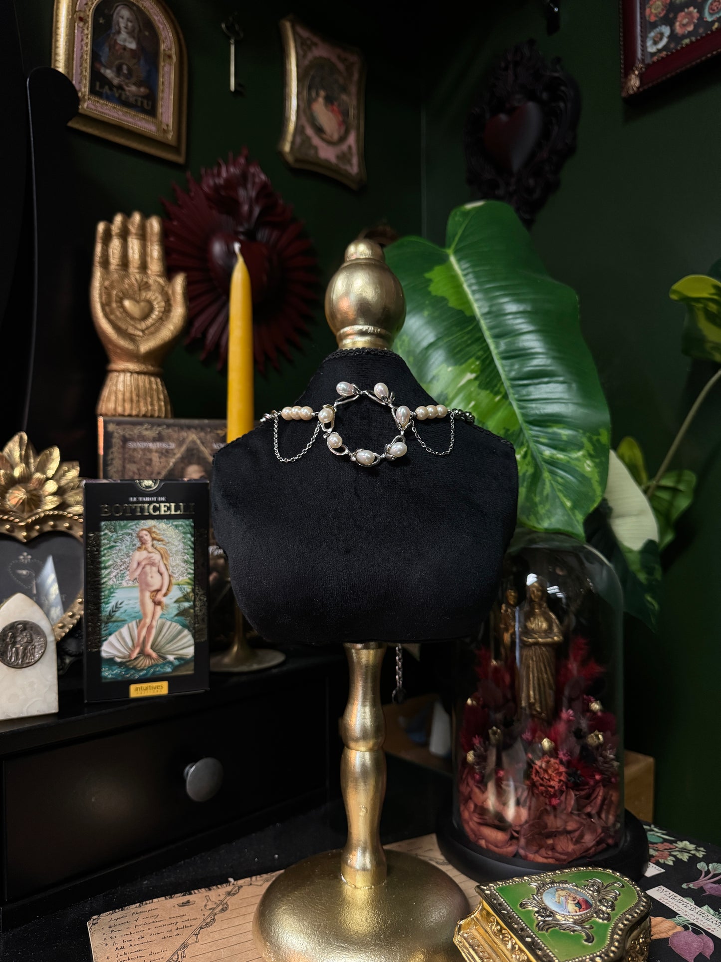 Collier unique broche du Japon