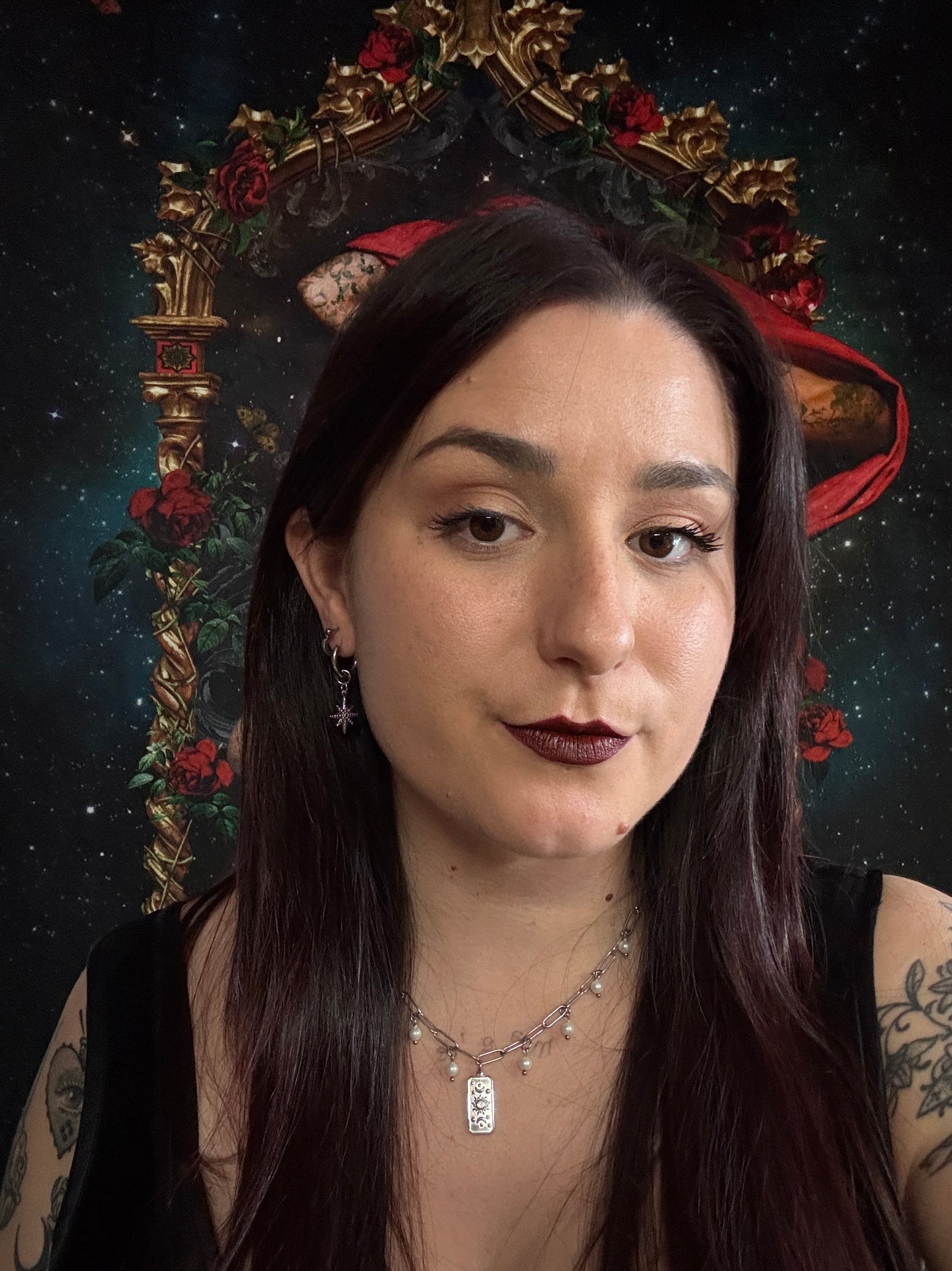Magical and upcycled earrings: Nova (pyrite) 