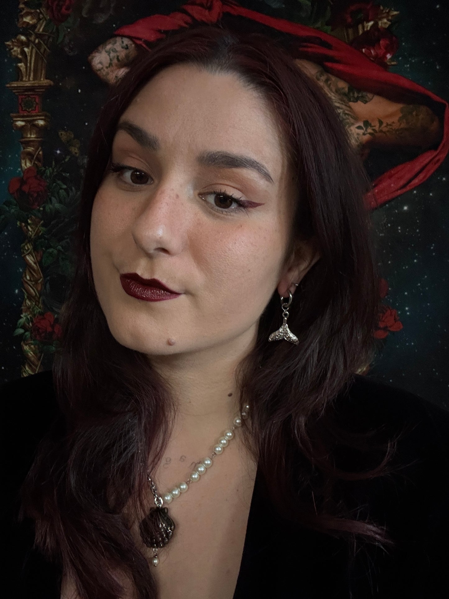 Boucles d’oreilles magiques et upcyclées : Thaléa (en nacre)