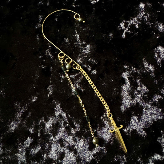 Arches féeriques pour oreilles non percées en acier inoxydable 🗡️🧚‍♀️