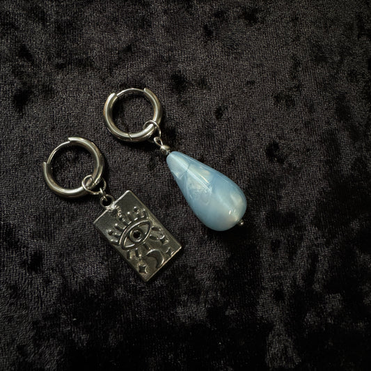 Boucles d’oreilles magiques et upcyclées : Présage