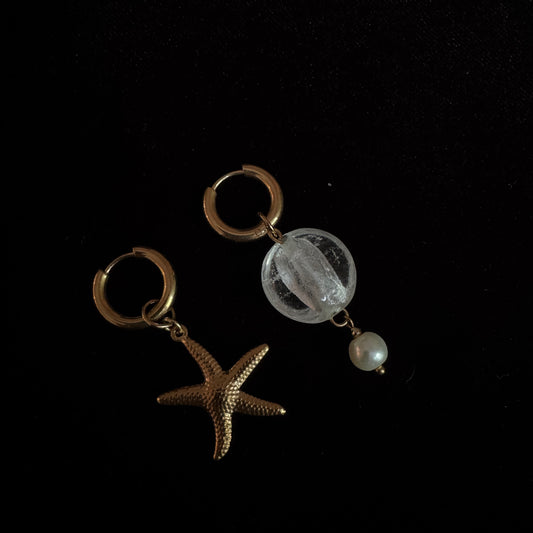 Boucles d’oreilles magiques et upcyclées : Océlyne