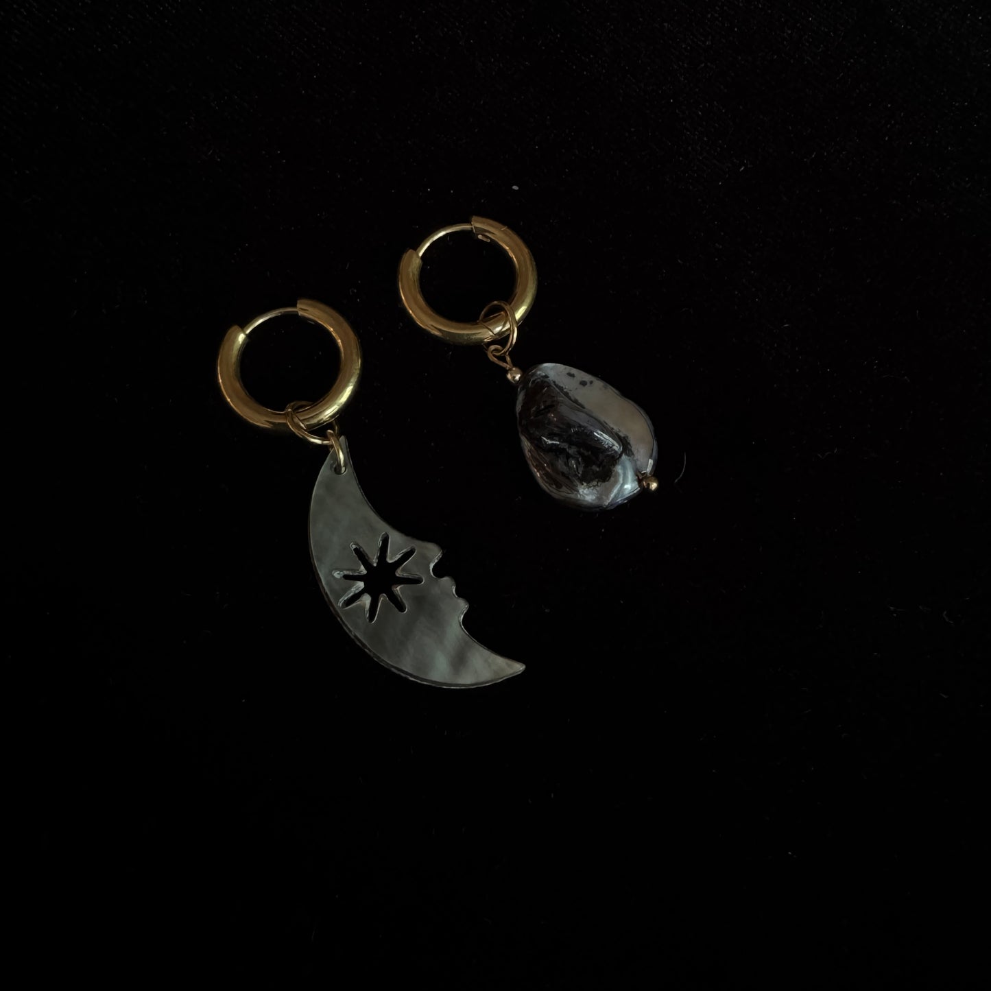 Boucles d’oreilles magiques et upcyclées : Lunésia