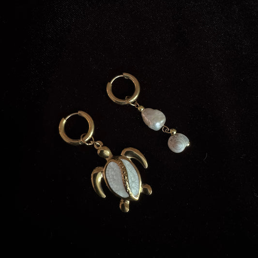 Boucles d’oreilles magiques et upcyclées : Tortélya