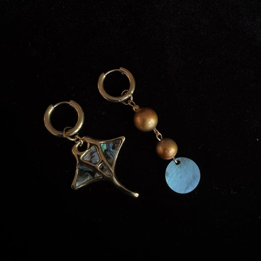 Boucles d’oreilles magiques et upcyclées : Thalanta